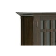 thumbnail image 5 of Bedford 32 inch Wide Solid Wood Low Storage Media Cabinet in Dark Tobacco Brown, 5 of 12