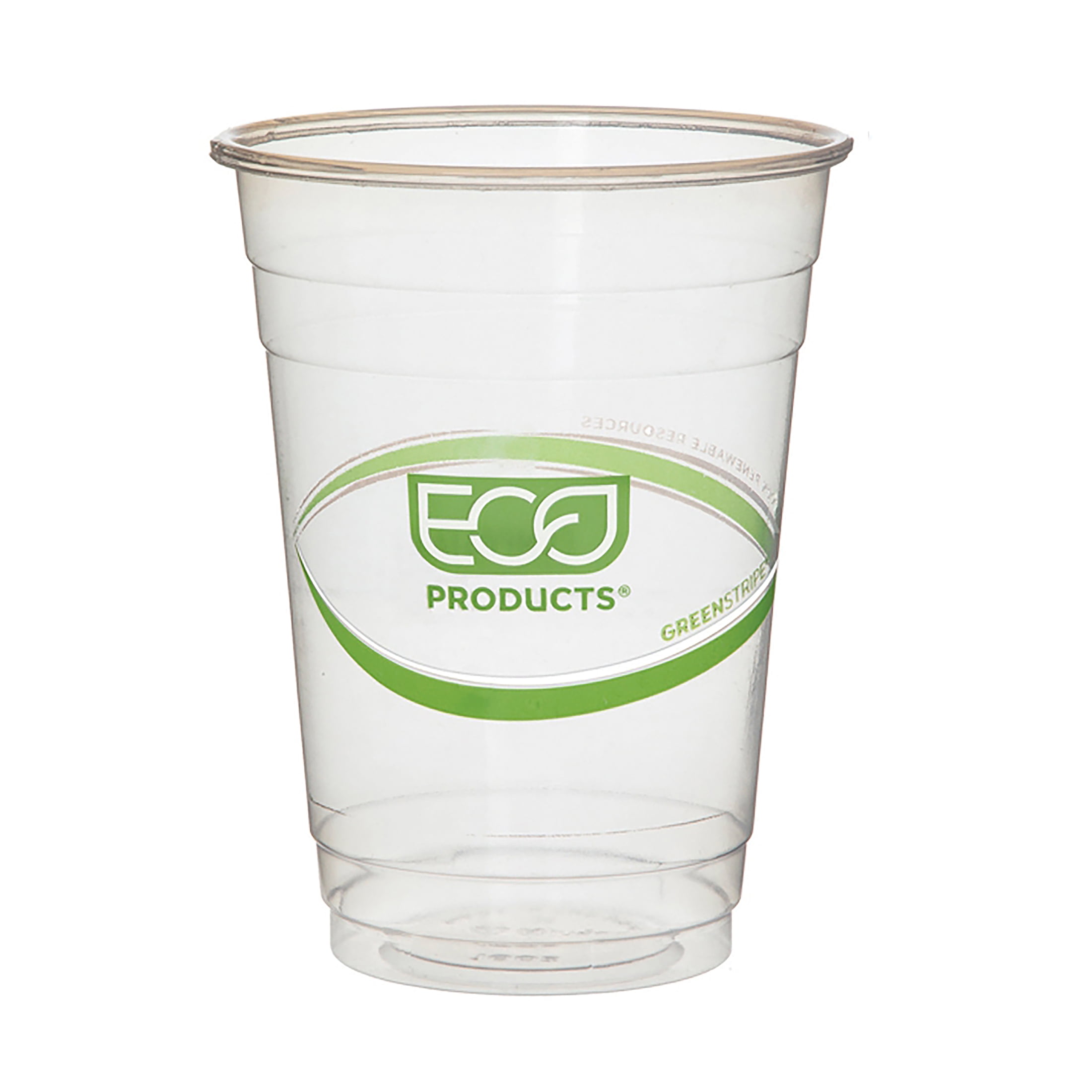 Eco-Products PLA GreenStripe Renewable & Compostable 16OZ Cold Cup, 20CT