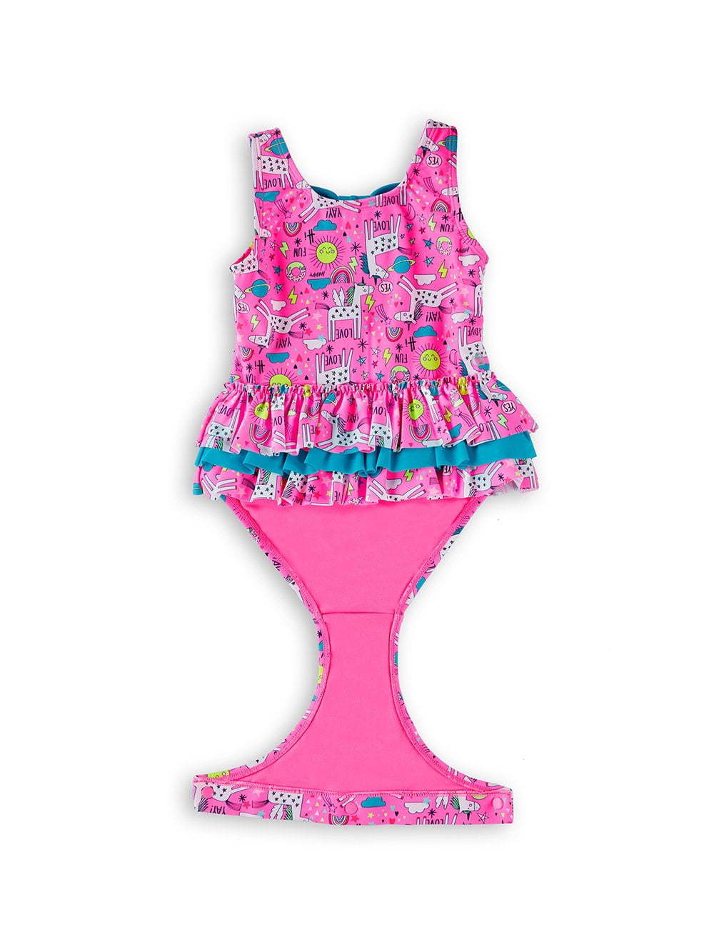 Wowease Patented Baby One-Piece Bathing-Suit Uni-Cutie with Magnetease Technology