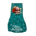 thumbnail image 2 of Funda elástica para silla de comedor navideña de poliéster con estampado navideño Estilo A, 2 of 9