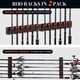 thumbnail image 4 of Soporte para Cañas de Pescar de Pared para 6 Cañas, Soporte Vertical Resistente Que Ahorra Espacio, Fácil de Instalar, Accesorios de Pesca, 4 of 5