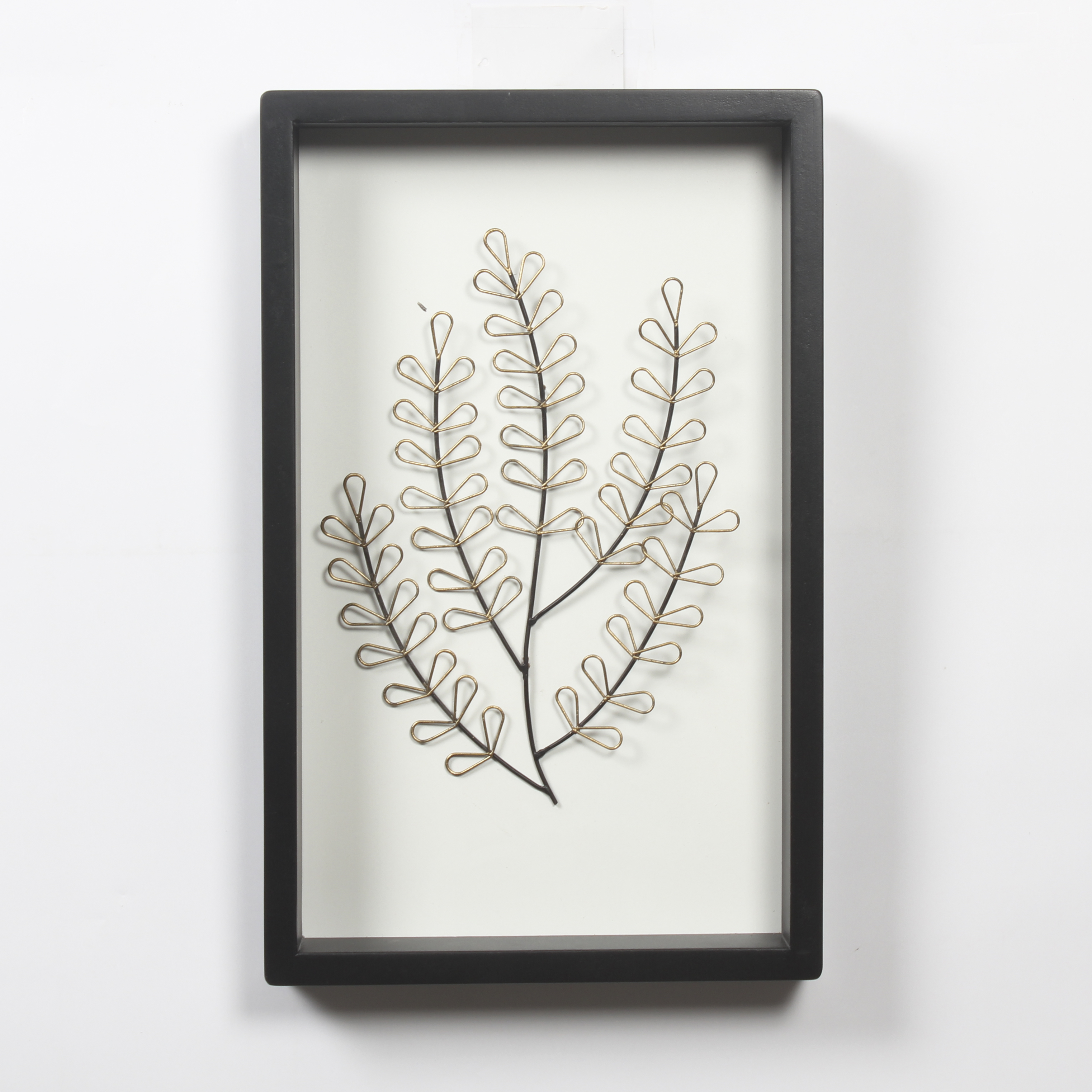 Copper Rowan Leaves Decal Framed Wall Art Decor Walmart Canada