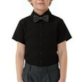 thumbnail image 3 of LittleSpring Button-Down Shirt with Bow Tie, Dress Shirt, Little Boys Size 7-8, 3 of 6