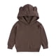 thumbnail image 3 of Conjunto De 2 Piezas De Sudadera Para Niños Y Niñas, Conjunto De Chándal Con Capucha Atlético, Ropa Deportiva, Conjunto De Chándal Deportivo Sólido Odeerbi LM103-4325, 3 of 8