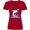 Red, variant on Inktastic Great White Shark Jumping Women's V-Neck T-Shirt