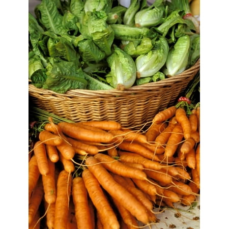 Carrots and Greens, Ferry Building Farmer's Market, San Francisco, California, USA Print Wall Art By Inger