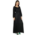 thumbnail image 2 of Bimba Women Boho Gothic Style Long Maxi Dress Lace Long Sleeves Gown, 2 of 6