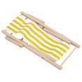 thumbnail image 1 of Fyydes Mini Chaise de Plage, Accessoires de Maison de Poupée Mini Meubles Pliable Chaise de Plage pour Poupée Échelle 1/12, Poupée Chaise de Plage, 1 of 8