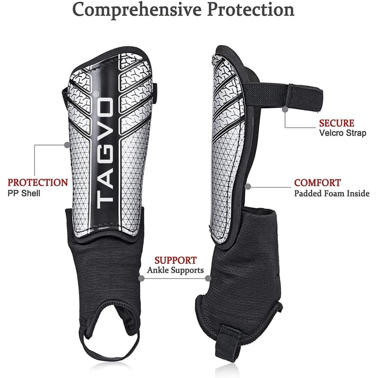 Vetpw Soccer Shin Guards, Kids Youth 3-16 Years, XS photo 4