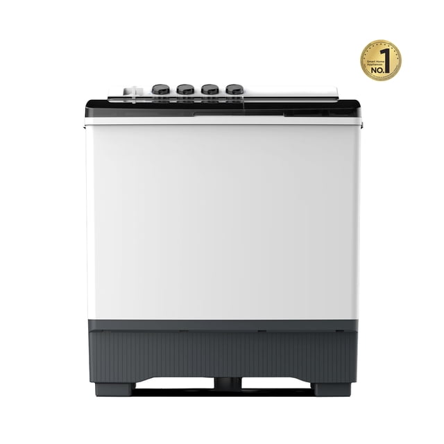 Lavadora Semiautomática Midea Doble Tina 17kg Twin Force Blanca MT100W170/W-MX