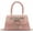 Pink, variant on Crossbody Bag for Women Girls Cute Candy-Colored Tote with Patent Leather Glitter Shoulder Bag Small Square Bag