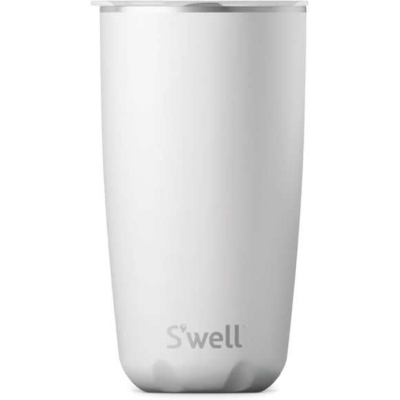S'well - Stainless Steel Tumbler with Slide-Open Lid, Triple Layered Vacuum Insulated Containers Keeps Drinks Cold for 12 Hours and Hot for 4, BPA Free(18 oz, Moonstone)