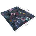 thumbnail image 2 of Pioneer Flower Floral Print Pattern Blanket,Comfortable Soft Lamb Wool Throw Blanket,All Season,Warm Lightweight Blankets for Sofa Bed Couch Living Room Chair,50"x60", 2 of 4