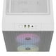 thumbnail image 3 of Gabinete Gamer CORSAIR 3000D AIRFLOW RGB ATX 3 Fan Cristal Templado Blanco blanco, 3 of 6