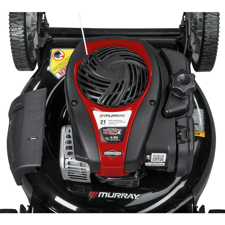Murray 21 Briggs Stratton 125cc Push Machine for Small Yards 2 in 1 High Wheel Lawn Mower Walmart