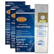 Generic Eureka Style "U" Vacuum Cleaner Bags 9pk, Made to Fit Eureka Part # 57802A