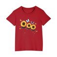 thumbnail image 1 of RXIRUCGD 2025 Vêtements d'Été pour Enfants T-shirt Imprimé Mode Mignon Col Rond Manches Courtes, 1 of 5