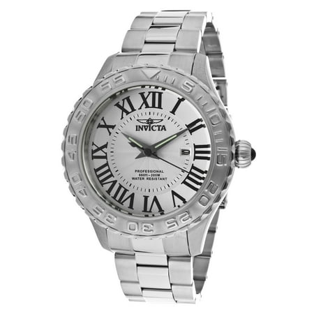 Invicta 14378 Men's Pro Diver Stainless Steel Silver-Tone Dial Ss Watch