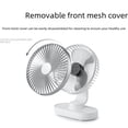 thumbnail image 1 of Ventilador con luz y sonido, con carga USB, para estudiantes, oficina, hogar, 4000 mA, estilo creativo, 1 of 4