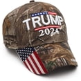 thumbnail image 3 of Trump 2024 Hat Donald Trump Hat 2024 Keep America Great Hat MAGA Camo Embroidered Adjustable Baseball Cap, 3 of 11