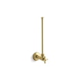 thumbnail image 5 of Kohler 7638-2MB 0.5 in. NPT Angle Supply with Stop & Cross Annealed Handle Vertical Tube - Vibrant Brushed Moderne Brass, 5 of 6