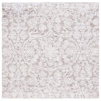 SAFAVIEH Metro Gwendolyn Medallion Area Rug, Ivory/Beige, 6' x 6' Square