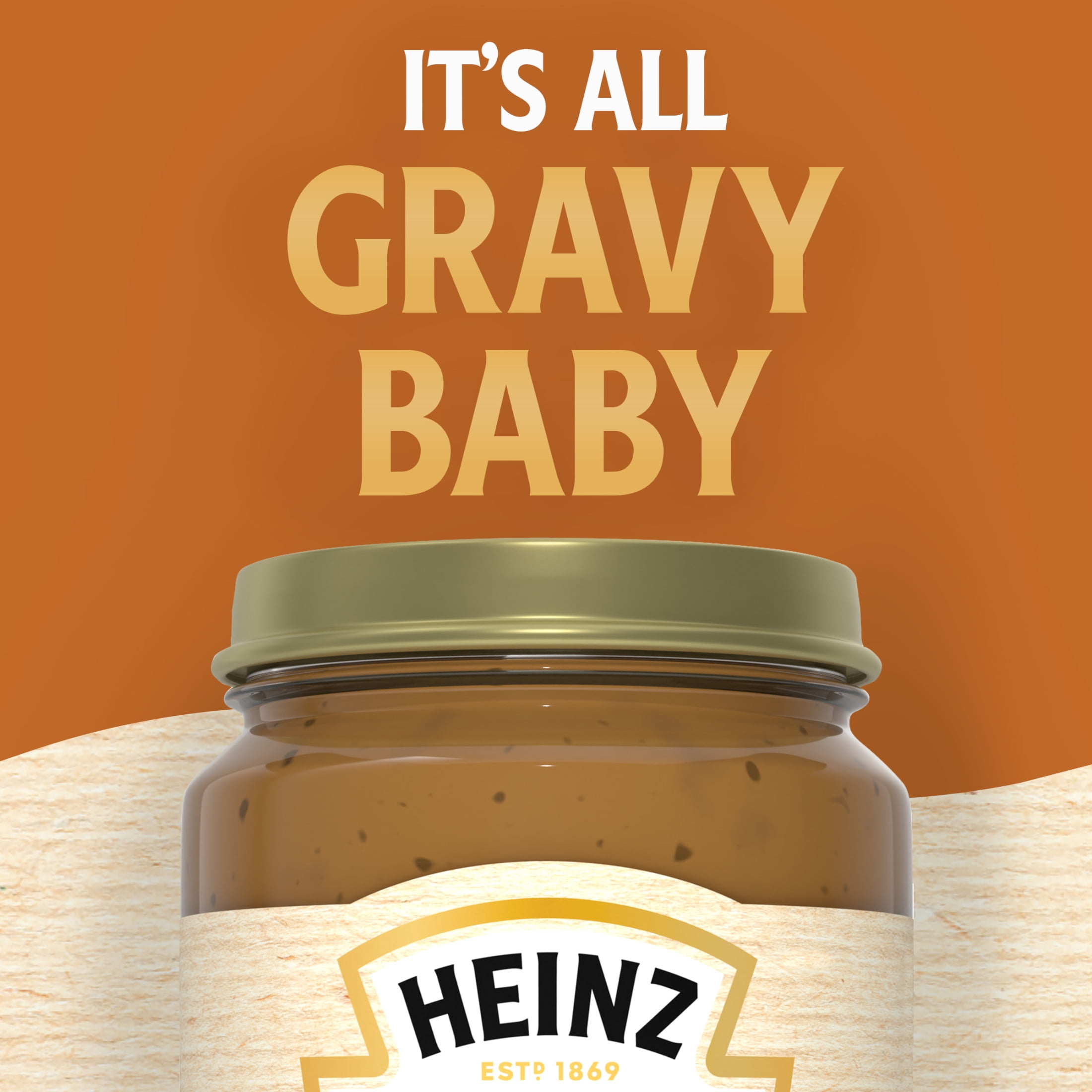 (12 pack) Heinz HomeStyle Caramelized Onion and Thyme Gravy, 12 oz Jar