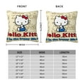thumbnail image 2 of Hello Kitty Pillow Cover, Square Throw Pillow Cases For Couch Sofa Bed Living Room,Home Decorative, 20"X20", 2 of 9