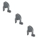 thumbnail image 1 of Clips para guardabarros Riwesomey tacos impermeables de nailon duradero color Gris, 1 of 6