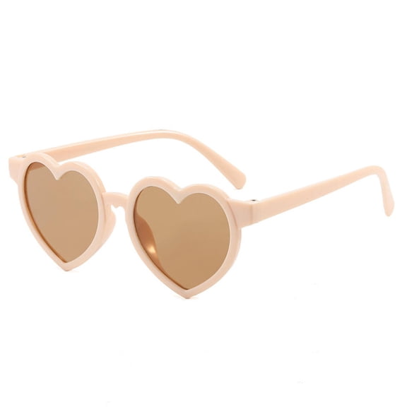Trendy Heart-Shaped UV400 Kids Sunglasses, Candy Color Children Shades for Baby Glasses Boys & Girls Sun Glasses
