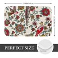 thumbnail image 2 of Kdxio Dark Enchanted Flowers And Birds,16" x 24", Non-Slip Front Door Mats,Outdoor Welcome Mat Washable, 2 of 9