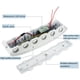 thumbnail image 4 of Aplique de pared LED resistente al agua IP65, lámpara moderna de color blanco cálido con iluminación hacia arriba y hacia abajo para uso en interiores y exteriores, ideal para sala de, 4 of 7