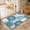 Dusty Blue, Navy, White, variant on 5x8 Area Rugs for Living Room, Blue Sunflowers Non Slip Area Rugs for Kitchen Bedroom Entryway, Spring Floral Modern Abstract Art Washable Carpet Runner Rug Floor Mats for Bedroom Home Decor