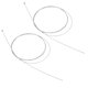 thumbnail image 2 of Cables de cambio de bicicleta plegables, línea de frenado, núcleo interno de acero inoxidable, 2,1 m de largo, 2 uds., 2 of 10