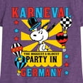 thumbnail image 3 of Peanuts - Karneval Biggest Oldest Party Germany - Toddler & Youth Girls Short Sleeve Graphic T-Shirt, 3 of 6