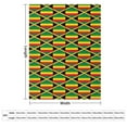 thumbnail image 2 of African Kente Cloth Print Throw Blanket for Women, Men & Kids - Super Soft Plush Blanket Throw Fleece Blanket Animal Blanket, 2 of 7