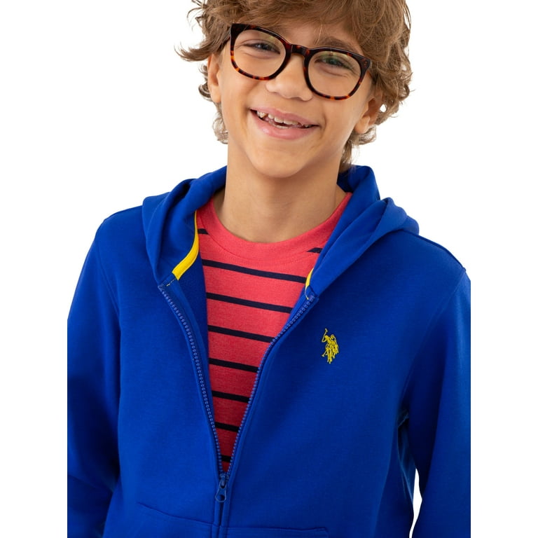 Polo zip up hoodie boys 2025
