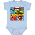 thumbnail image 3 of Inktastic Little Sister Comic Book Girls Baby Bodysuit, 3 of 5