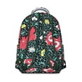 thumbnail image 3 of Floral and Leopard Design School Backpack - Stylish Ergonomic Bookbag, 3 of 6