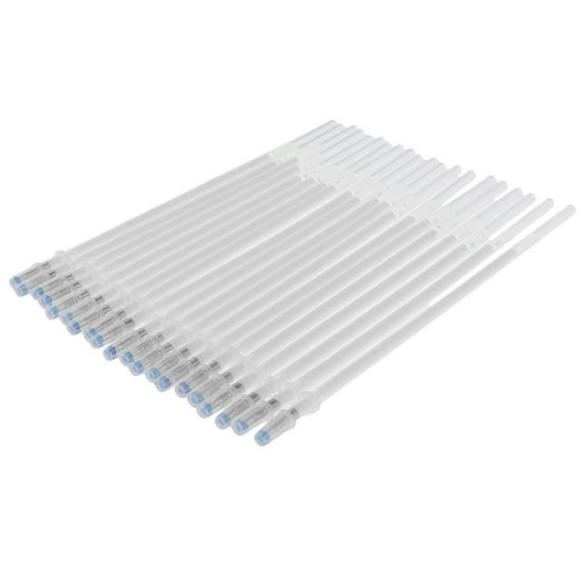 veasfak 20 Pcs Recharges de Stylos Pailletés Colorés 1 mm pour Dessin Blanc