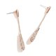 thumbnail image 1 of Pendientes Colgantes Elegantes Nikou para Mujer Moda Ligeros Oro Rosa, 1 of 11
