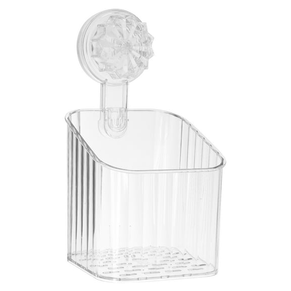 HOOWIFFY Plastic Bathroom Shower Rack for Accessories and Storage Organizer, Space-Saving Shelf