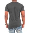 thumbnail image 2 of Men's Irregular Hop Short Sleeve Button Shirt - Summer Casual Top, Comfortable Fabric, Daily/Vacation, 2 of 5