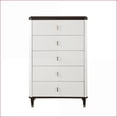 thumbnail image 6 of Chests, White & Brown Finish with Ample Storage Drawers | White+Walnut | Synthetic Wood, 6 of 6