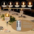 thumbnail image 4 of Rechargeable Flameless Tea Lights Candles with Charging Station 6Pcs Battery Tea Lights Candles with Remote & Timer, 4 of 5