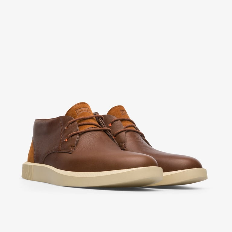 Camper Bill Chukka Ankle Boots in Brown 44 10.5 Mixed Leather Suede Amazon.com | Camper, Beetle, Men Ankle Boot, Dark Brown, 7  main image 3