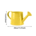 thumbnail image 3 of Iron Watering Can for Home Gardening Plant Watering Tool to Water Potted Flowers Vegetables and Outdoor Landscaping Areas 11x4Inch Yellow, 3 of 4