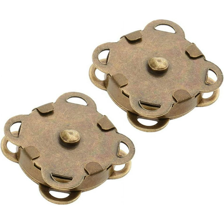 Trimming Shop 14mm Gold Magnetic Snap Fastener for Sewing and Clothing  Repair, Pack of 20
