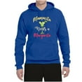 thumbnail image 2 of Wild Bobby, Mamacita Needs a Margarita Mother's Day Unisex Hoodie Sweatshirt, Royal, X-Large, 2 of 6