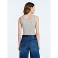 thumbnail image 3 of Scoop Women’s Square Neck Tank Top, Sizes XS-XXL, 3 of 5